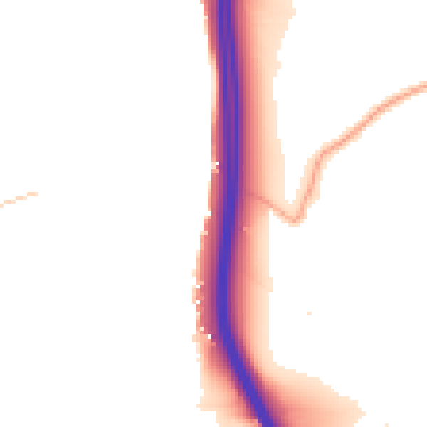 Daytime road noise heatmap for WR3 7SF
