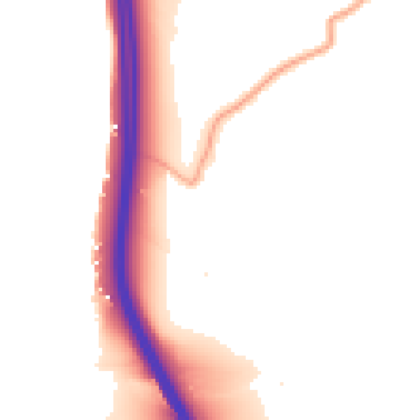Daytime road noise heatmap for WR3 7SG