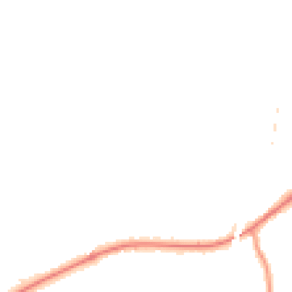 Night-time road noise heatmap for WR3 7SL