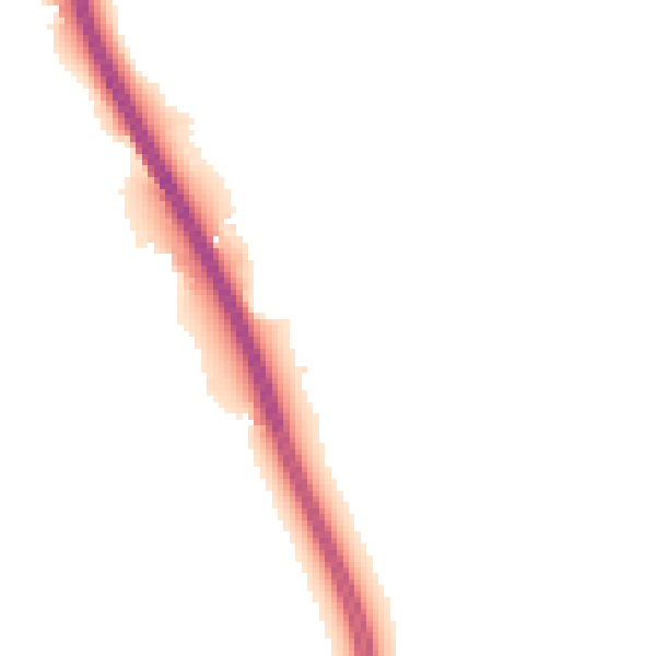 Night-time road noise heatmap for WR3 7SQ