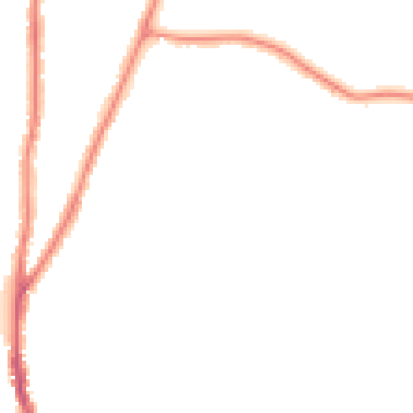 Night-time road noise heatmap for WR3 8EA