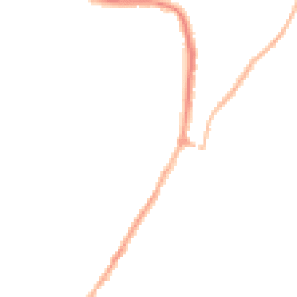 Night-time road noise heatmap for WR3 8EG