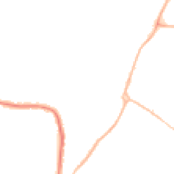 Night-time road noise heatmap for WR3 8HY