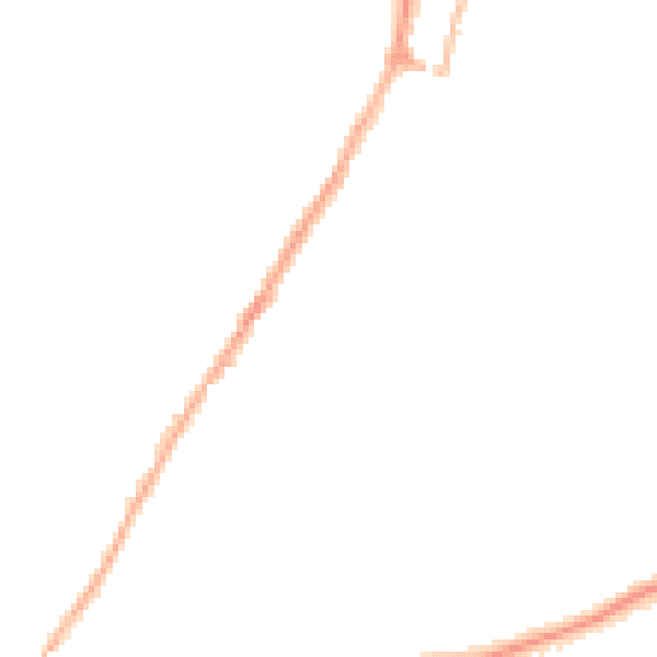 Night-time road noise heatmap for WR3 8QH