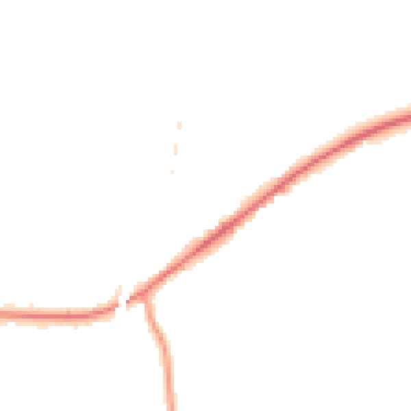 Night-time road noise heatmap for WR3 8RE