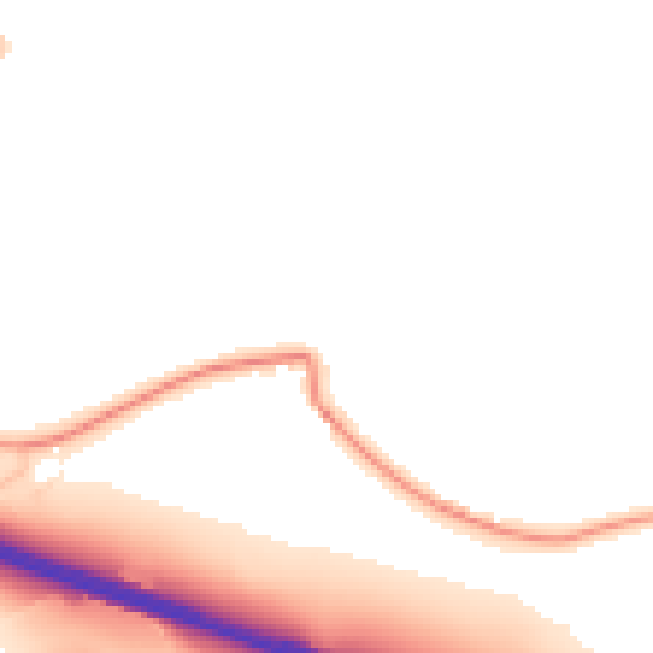 Daytime road noise heatmap for WR3 8SL