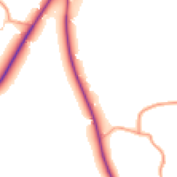 Daytime road noise heatmap for WR3 8TA