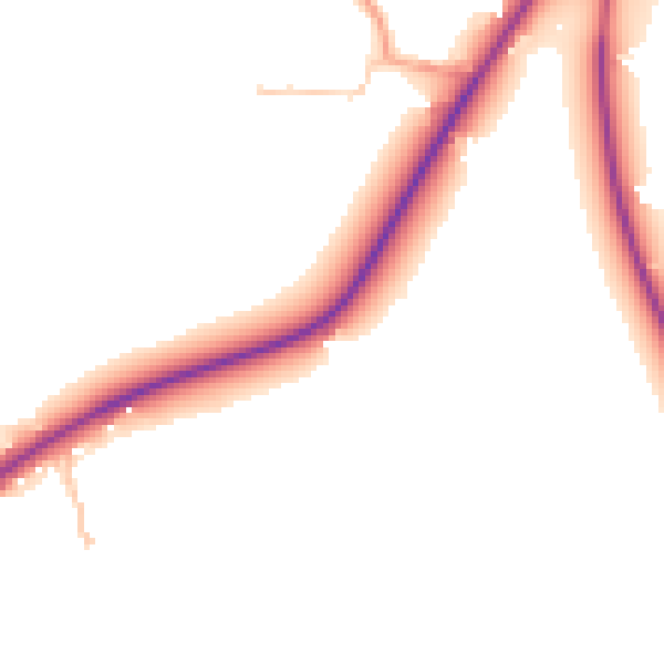 Daytime road noise heatmap for WR3 8TG