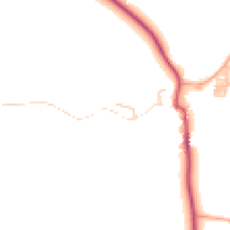 Daytime road noise heatmap for WR6 5AW