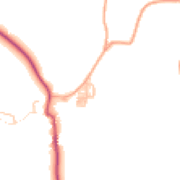 Daytime road noise heatmap for WR6 5AY