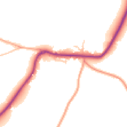 Daytime road noise heatmap for WR6 5DD