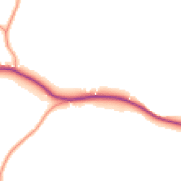 Daytime road noise heatmap for WR6 5RB