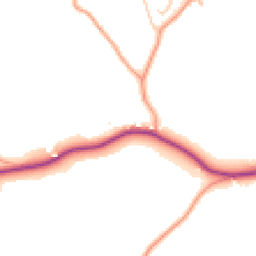 Daytime road noise heatmap for WR6 5SF