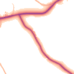 Daytime road noise heatmap for WR6 5TR
