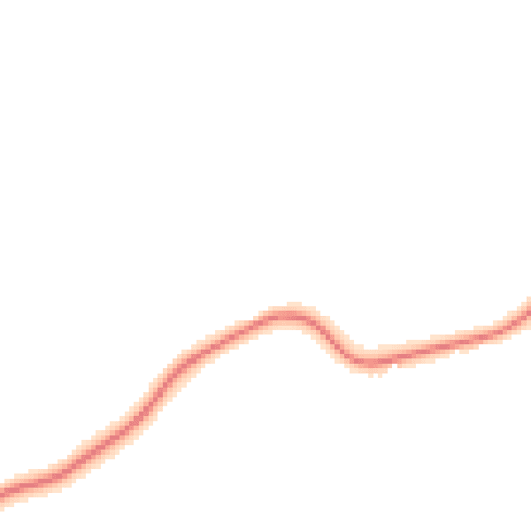 Night-time road noise heatmap for WR6 5UQ