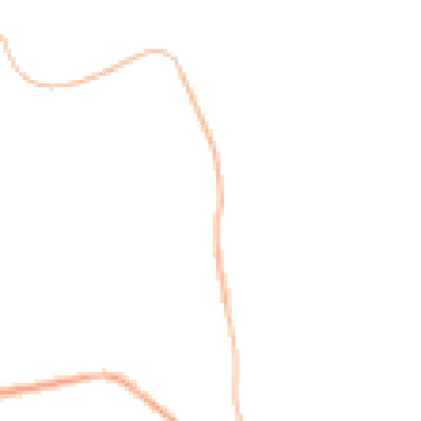 Night-time road noise heatmap for WR6 6AZ