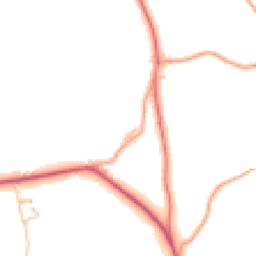 Daytime road noise heatmap for WR6 6BA