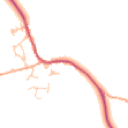 Daytime road noise heatmap for WR6 6DJ