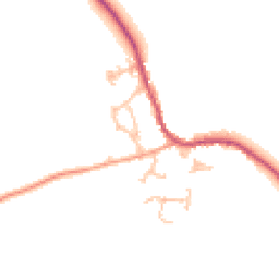 Daytime road noise heatmap for WR6 6DW