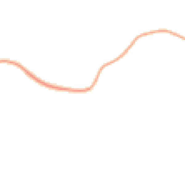 Night-time road noise heatmap for WR6 6DX