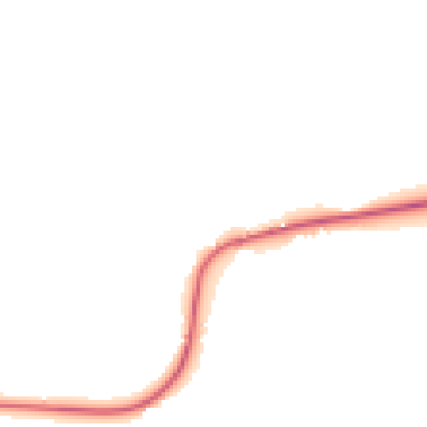 Night-time road noise heatmap for WR6 6NW