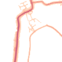 Daytime road noise heatmap for WR6 6PZ