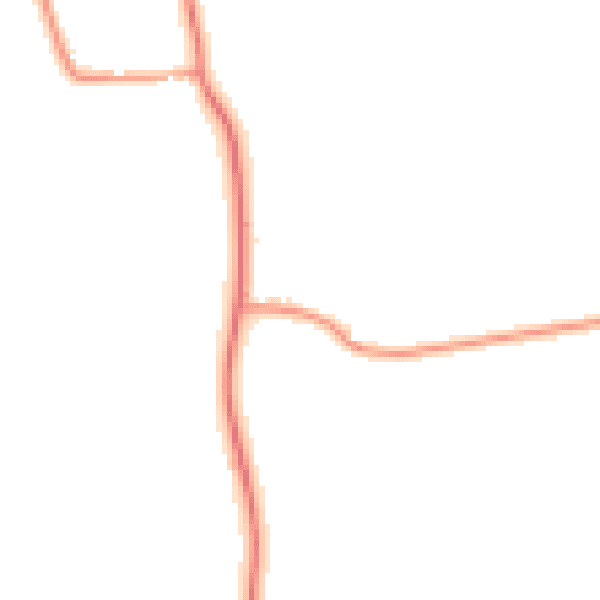 Daytime road noise heatmap for WR6 6QP