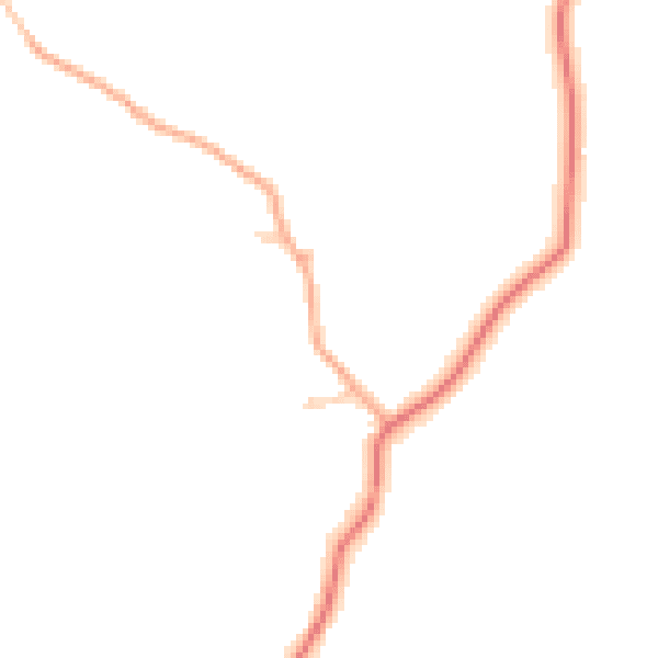 Daytime road noise heatmap for WR6 6XR