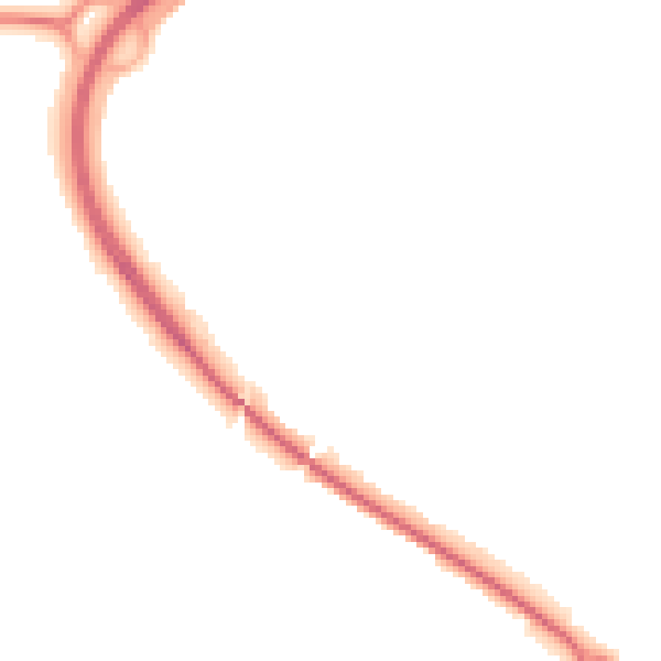 Night-time road noise heatmap for WR9 0AQ