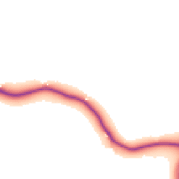 Daytime road noise heatmap for WR9 0AZ
