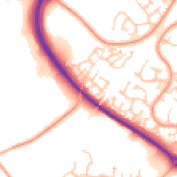 Daytime road noise heatmap for WR9 0BB