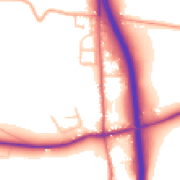 Daytime road noise heatmap for WR9 0BF