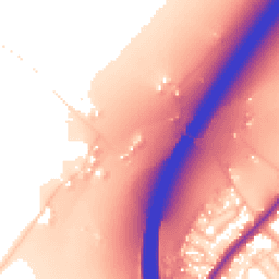 Daytime road noise heatmap for WR9 0BX