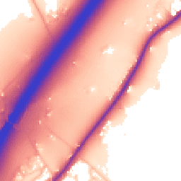 Daytime road noise heatmap for WR9 0DE