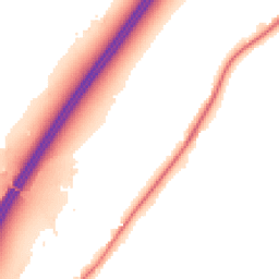 Night-time road noise heatmap for WR9 0DE