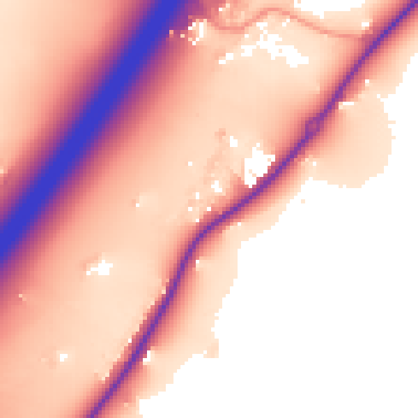 Daytime road noise heatmap for WR9 0DG