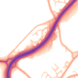 Daytime road noise heatmap for WR9 0DJ