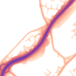 Daytime road noise heatmap for WR9 0DL