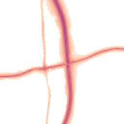 Night-time road noise heatmap for WR9 0DR