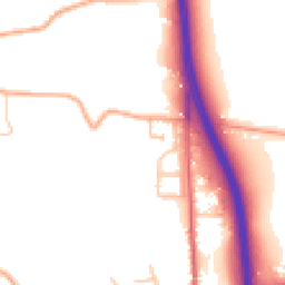 Daytime road noise heatmap for WR9 0DW