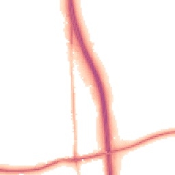 Night-time road noise heatmap for WR9 0EN
