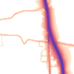 Daytime road noise heatmap for WR9 0EQ