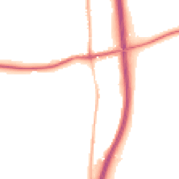 Night-time road noise heatmap for WR9 0ER