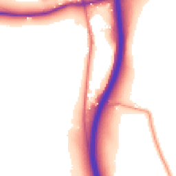 Daytime road noise heatmap for WR9 0ET