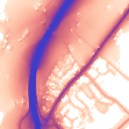 Daytime road noise heatmap for WR9 0FA