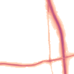 Night-time road noise heatmap for WR9 0JB