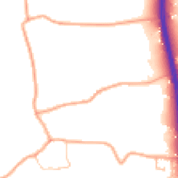 Daytime road noise heatmap for WR9 0JW