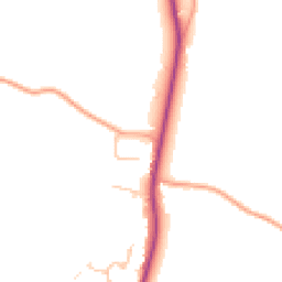 Daytime road noise heatmap for WR9 0PN
