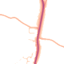 Daytime road noise heatmap for WR9 0PR