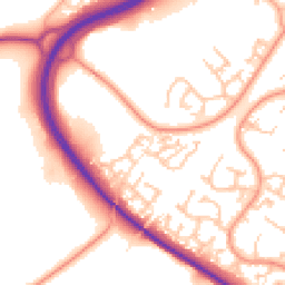 Daytime road noise heatmap for WR9 0RW